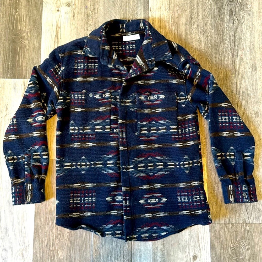 Boys Zara Printed Shacket